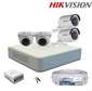 Hikvision 4 CCTV Camera Complete Kit. New