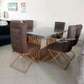Modern 6 seater dinning chair with rectangular table