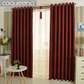 Curtains 3pcs maroon