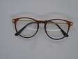 Brown & Gold plain Round glasses Optical Spectacles Frame