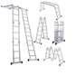 Foldable Aluminium Multipurpose Ladders-4x3 (12ft)