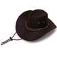 Dark brown cowboy hat