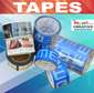 sealing tapes, cello tapes and packing tapes