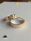 Custom Made 14kt Gold N Silver Fusion Couples Wedding Bands