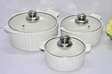 *???????3pcs set Ceramic serving dishes with glass cover now Available @3500*
*capacity  3ltrs, 2ltrs &1ltr*