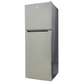 Mika Refrigerator, 138L, Direct Cool, Double Door, Shiny Stainless Steel