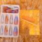 Reusable press on nails 24 pieces