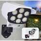 Motion Sensor Solar Light Bullet Security Camera Shape