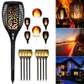 6 pieces LED solar flame lamp/zy