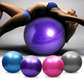Anti burst yoga ball for physical fitness exercise plus a free pump