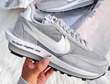 Classic Fragment Nike Sacai Mens Casual Sneakers Grey
