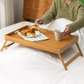 Foldable Bamboo Tray-Multi purpose- a laptop desk-