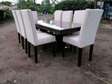 Modern tufted 8 seater dining tables(fabric /leather)