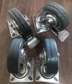 Set of 3 Inch Castor Wheels 2 With Brake and 2 Without