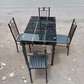 Breathtaking luxurious four seats dining table set B1S