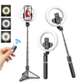 Ring Light Selfie Stick With Tripod Stand and Bluetooth