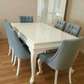 6 seater tufted seats Dining set