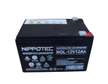 Nippotec Solar Deep Cycle Lead Battery, 12V/12AH