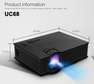 unic 68 portable wifi enabled Projector.