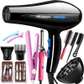 Professional hair straightener with accessories