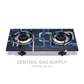 High Quality Glass Two Burner Cooker.