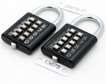 Padlock Combination Resettable Locks Zinc