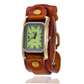 Womens Light Brown Leather watch