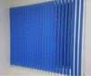stylish vertical blue blinds