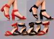 *Quality Latest Fashion Ladies Designer Straps Open Heel Shoes*