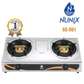 Nunix Gas Stove Stainless Steel Double