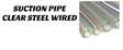 12 meters Steel Wired PVC suction pipe