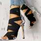 Elastic Stiletto heels