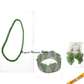 Ladies Crystal Green Jewelry Set
