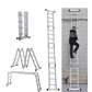 5.7M Aluminium Folding Ladder Multi Purpose