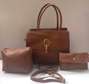 3 in 1 leather handbags