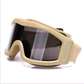 Desert Windproof Anti UV Anti Sand Goggles Outdoor Riding Hiking Skiing Tactical Paintball Shooting Glasses With 3 Pcs PC Lens
