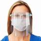PVC Anti-exhaust Safe Reusable Clear Antifog Face Shield