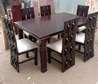 Readily available 6-Seater Elegant Mahogany Dining Table