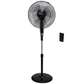 RAMTONS BLACK STAND FAN, WITH REMOTE- RM/562