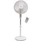 RAMTONS WHITE STAND FAN, WITH REMOTE- RM/563
