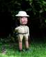For sale Safari Pith Helmet Man fully Armed Wooden Handicraft!!