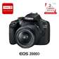 Canon EOS 2000D DSLR Camera with 18-55mm Lens