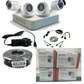 Hikvision 4 CCTV CAMERA PACKAGE 720px (Free BNC & DC Jacks)