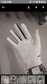 White leather grip golf glove left hand or right