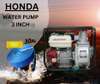 Honda water pump 3 inch with free pipes