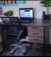 1.2 mtrs office desk plus low back recliner mesh chair