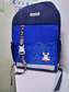 Blue school backpack