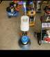 Heavy duty floor scrubber with 3brushes