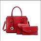 3 in 1 quality handbag ( red)