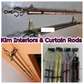 ADJUSTAble new home interior curtain rods